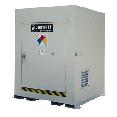 OUTDOOR SAFETY LOCKER, NON-COMBUSTIBLE, 4 DRUM